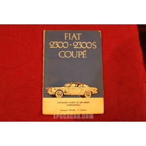 2300  2300 S COUPE'   BODY SPARE PARTS CATALOGUE (1° EDITION 1962)