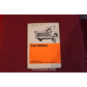 1500 L   BODY SPARE PARTS CATALOGUE (1° EDITIONS 1963)