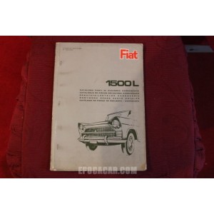 1500 L    BODY SPARE PARTS CATALOGUE (2° EDITIONS 1965)