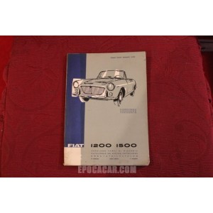 1200  1500  CABRIOLET   CATALOGO PARTI DI RICAMBIO-CARROZZERIA (2° EDIZIONE 1961)