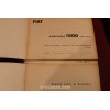 1500 CABRIOLET (118 H)   CATALOGO PARTI DI RICAMBIO MECCANICA (1° EDIZIONE 1963) copertina on pò sporca