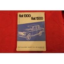 1300/1500   MECHANICS SPARE PARTS CATALOGUE (2° EDITION 1962)