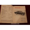 1500 SEDAN    USE AND SERVICE BOOK (1°EDITION 1964) a little dirty