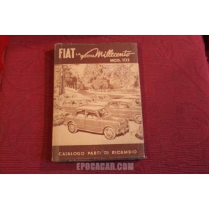 1100 103   CATALOGO PARTI DI RICAMBIO-MECCANICA (5° EDIZIONE 1956)