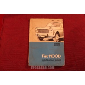 1100 D     BODY SPARE PARTS CATALOGUE (1° EDITION 1962)