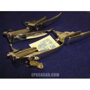 SET COMPLETO MANIGLIE ESTERNE CROMATE FIAT 1100/103