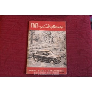 NUOVA 1100    LIBRETTO USO E MANUTENZIONE (8° EDIZIONE 1955)
