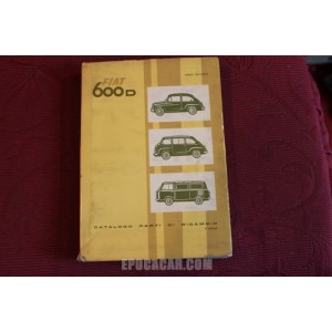 600 D    MECHANICS SPARE PARTS CATALOGUE (4°EDITION 1966)