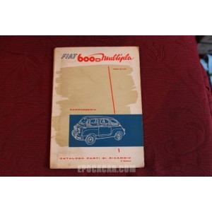 600 D MULTIPLA   BODY SPARE PARTS CATALOGUE (2°EDITION 1963)