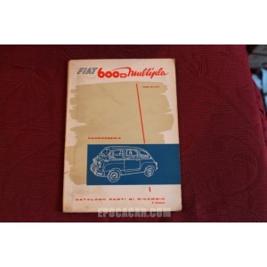 600 D MULTIPLA   BODY SPARE PARTS CATALOGUE (2°EDITION 1963)