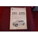 600 / 600 D   SEDAN AND MULTIPLA   HANDBOOK FOR REPAIRS (1960)