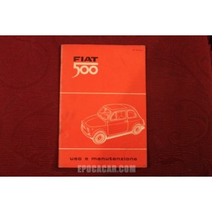 500 110F     USE AND SERVICE BOOK (24° EDITION 1965)