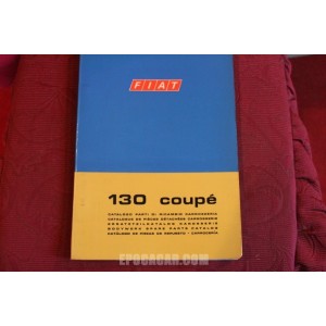 130  COUPE'      BODY SPARE PARTS CATALOGUE (1°EDITION 1971)