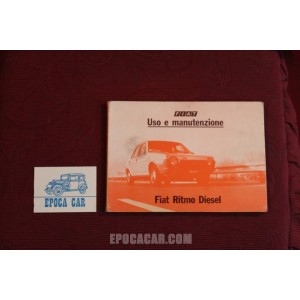 RITMO DIESEL      USE AND BOOK SERVICE (3° EDITION 1980)