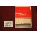 MINI DE TOMASO      USE AND SERVICE BOOK (1978)