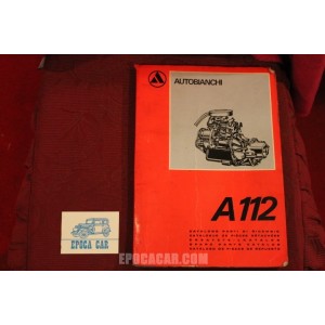 A 112         MECHANICS SPARE PARTS CATALOGUE (1°EDITION 1970)