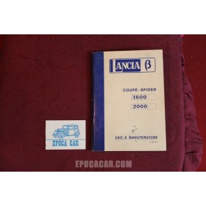 BETA COUPE' SPIDER 1600   2000      USE AND SERVICE BOOK (7°EDITION 1977)