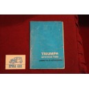 TRIUMPH  SPITFIRE 1500     USE AND SERVICE BOOK (1976) IN ITALIAN