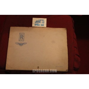 BROCHURE ILLUSTRATIVO DELLA PRODUZINE ROLLS ROYCE DEL 1968. COMPRENDE LE 5 FOTO-INSERTO. IN ITALIANO