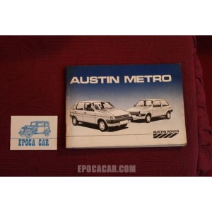 AUSTIN  METRO     USE AND SERVICE BOOK (1985) IN ITALIAN