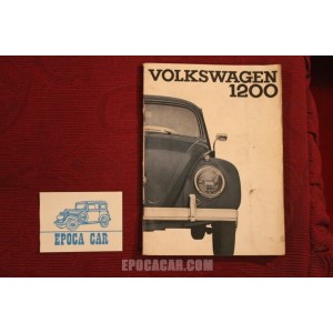 VOLKSWAGEN 1200    USE AND SERVICE BOOK (GEN. 1963 ) IN ITALIAN