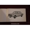 BMW 1600 2002 1802 2002 AUTOMATIC 2002 Tii   USE AND SERVICE BOOK (1973) IN ITALIAN