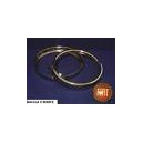 PAIR OF HEADLAMP CHROME RINGS BALILLA 3 MARCE