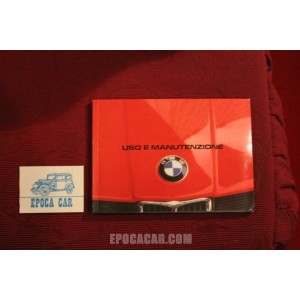 BMW 315 316 318i 320 323i     USE AND SERVICE BOOK (1981) IN ITALIAN