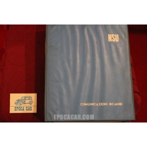 NSU PRINZ 1100 TT / NSU 110      CATALOGO PARTI DI RICAMBIO (1967) IN TEDESCO