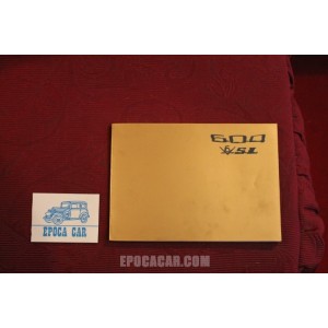 PEUGEOT 604 6v SL      USE AND SERVICE BOOK (1975) MULTILINGUAL