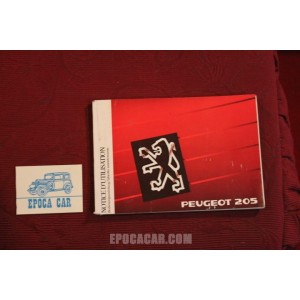 PEUGEOT 205     USE AND SERVICE BOOK    MULTILINGUAL