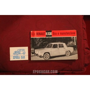RENAULT  R 1130   USE AND SERVICE BOOK IN ITALIAN
