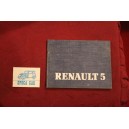 RENAULT 5    LIBRETTO USO E MANUTENZIONE (1985) IN ITALIANO