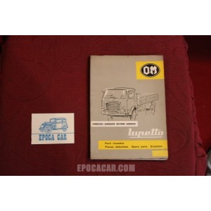 LUPETTO   BODY SPARE PARTS CATALOGUE (1963) MULTILINGUAL  good conditions