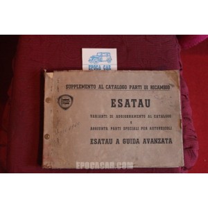 ESATAU      SUPPLEMENT TO SPARE PARTS CATALOGUE (1959)  cover with defects, but indside good