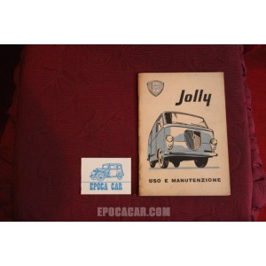 JOLLY    USE AND SERVICE BOOK (1° EDITION 1959) good condition