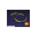 PAIR OF HEADLAMP CHROME RINGS BALILLA 4 MARCE