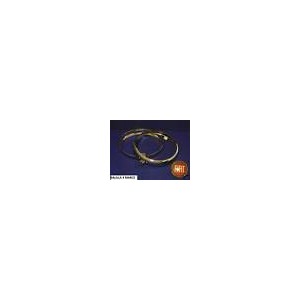 PAIR OF HEADLAMP CHROME RINGS BALILLA 4 MARCE