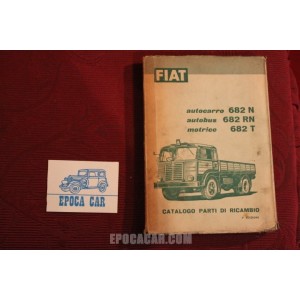 682  N / RN / T    CATALOGO PARTI DI RICAMBIO (3° EDIZIONE 1958) discreto stato