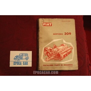 MOTORE    309     CATALOGO PARTI DI RICAMBIO (1° EDIZIONE 1959) copertina un pò rovinata