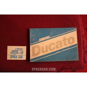 DUCATO     NOTICE D' ENTRETIEN ( LIBRETTO USO E MANUTENZIONE) (1986) IN FRANCESE