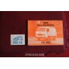 900 E     USE AND SERVICE BOOK (1° EDITION 1980) perfect condition