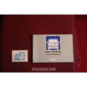 IVECO    DAILY / TURBODAILY     LIBRETTO USO E MANUTENZIONE (1990) ottimo stato