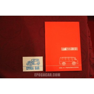 F 12  DIESEL     USE AND SERVICE BOOK ( 1977 ) perfect condition