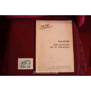 50 NC    DATI PRINCIPALI PER LE RIPARAZIONI (1973) buono stato