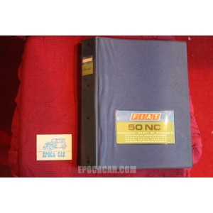50 NC     SPARE PARTS CATALOGUE (1° EDITION 1972) cover lopsided