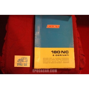 180 NC E DERIVATI     CATALOGO PARTI DI RICAMBIO-CARROZZERIA (1° EDIZIONE 1974) discreto stato (copertina un pò rovinata)