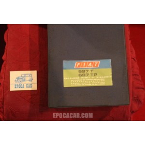 697 T / 697 TP     SPARE PARTS CATALOGUE (1° EDITION 1970) good conditions (some speck of rust)