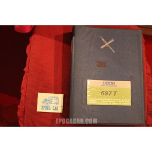 697 T     CATALOGO PARTI DI RICAMBIO (3° EDIZIONE 1976) buono stato (alcuni segni in copertina)