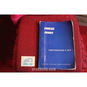 691 N      CARATTERISTICHE E DATI (1971) copertina leggermente difettosa, interno buono
